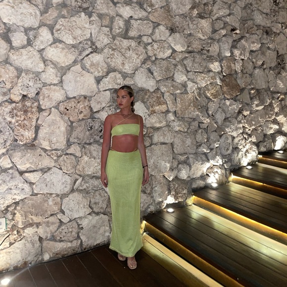 Tiger Mist Dresses Tiger Mist Lime Green Matching Set Poshmark